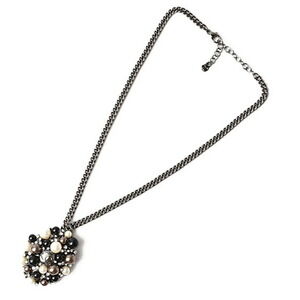 CHANEL Silver Pearl Necklace